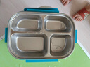 NCNE德國品質(zhì)飯盒兒童小學(xué)生專(zhuān)用不銹鋼上學(xué)分格午餐盒男生帶飯便當 藍色316套裝【飯盒+316湯碗+大手提包+勺筷】 1500L 曬單實(shí)拍圖