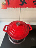 雙立人（ZWILLING）高端琺瑯鍋小幸福系列鑄鐵鍋燜焗鍋多功能燉鍋海鮮鍋煲湯鍋23cm 中國紅【內白】 23cm 曬單實(shí)拍圖