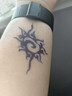 蒲戀草本紋身貼持久洗不掉防水私處紋身貼男女花臂紋身貼蝴蝶冷酷臂環(huán) 領(lǐng)航者紋身貼【8張】 曬單實(shí)拍圖