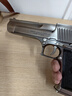 全合金六代AQK沙漠之鷹鎢鋼拉絲兒童玩具槍手槍bb全金屬男孩禮物 AQK六代沙鷹（鎢鋼色） 六件套 曬單實(shí)拍圖