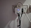 公牛（BULL）20W PD蘋果快充魔方插座/插線板/插排/接線板 Type-c+USB+3插孔 無線 白色 GNV-UU2203W總控開關(guān) 曬單實(shí)拍圖