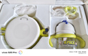 babycare寶寶輔食碗勺子不銹鋼兒童餐具水杯圍兜注水保溫碗飯盒新生兒禮盒 曬單實拍圖