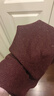 玖姿·安娜蔻優(yōu)雅彩蔥羊毛胸前鏤空半高領(lǐng)打底針織衫女2025冬季新款 酒紅 L 曬單實(shí)拍圖