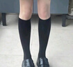 拾襪記壓力小腿襪女秋冬季【強壓瘦腿】中筒jk襪子長(cháng)襪防滑黑色長(cháng)筒襪 曬單實(shí)拍圖