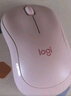 羅技（Logitech）M221輕音鼠標 無(wú)線(xiàn)鼠標 辦公鼠標 對稱(chēng)鼠標 帶無(wú)線(xiàn)微型接收器 茱萸粉 曬單實(shí)拍圖
