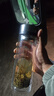 富光玻璃杯雙層 帶茶隔大容量隔熱茶杯高檔商務(wù)泡茶車(chē)載水杯透明杯子 曬單實(shí)拍圖