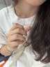 周大福碎金葫蘆足金黃金吊墜項鏈女(工費420)45cm 約3.5g EOF1591七夕 曬單實(shí)拍圖