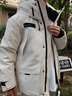 鴨鴨（YAYA）【珠峰系列】加厚羽絨服男士時(shí)尚潮流戶外工裝風(fēng)情侶連帽外套 黑色 L (175) 曬單實(shí)拍圖