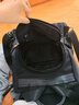袋鼠雙肩包女2025最新款時(shí)尚牛津布防水防盜旅行包通勤輕便大容量書(shū)包 黑色 曬單實(shí)拍圖