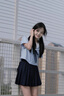 小野七天jk制服裙全套裝正版原創(chuàng)襯衫水手服日系少女學院風寬松百搭上衣女 短袖上衣+39紺色裙 送領(lǐng)結(jié) M 曬單實拍圖