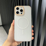 米弗希 適用蘋果17手機(jī)殼散熱磁吸iphone17promax新款細(xì)圈磨砂16pro高級(jí)感15四角防摔14/13保護(hù)套17air 四角防摔【透白】磨砂散熱-細(xì)圈磁吸 iPhone 17 Pro 曬單實(shí)拍圖