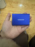 三星（SAMSUNG） 2TB Type-c USB 3.2 移動(dòng)固態(tài)硬盤(pán)（PSSD） T7 藍色 NVMe傳輸速度1050MB/s 手機直連筆記本外接 曬單實(shí)拍圖