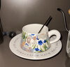 SUCCOHOMEWARE小清新鳶尾花復古咖啡杯禮盒新婚喬遷搬家禮物送閨蜜生日伴手禮品 GARDEN對杯禮盒+禮袋(京東物流)快至次日達 曬單實(shí)拍圖