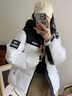 鴨鴨【320g充絨】羽絨服男短款2025冬季新款加厚零下極寒面包服外套 青光黑色 L (建議130-150斤) 曬單實(shí)拍圖