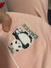 嫚熙（EMXEE）嫚熙春夏薄款純棉月子服孕婦哺乳睡衣產(chǎn)后產(chǎn)婦家居服 珊瑚粉-熊貓款兩件套-帶哺乳口 L【合適120-145斤 Supima棉】 曬單實(shí)拍圖