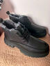 奧康2025新款棉鞋男真皮冬季保暖加絨加厚羊毛冬天外穿老人爸爸男鞋 黑色 42  標(biāo)準(zhǔn)皮鞋尺碼 曬單實(shí)拍圖