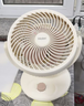 海爾（Haier）空氣循環(huán)扇電風(fēng)扇臺(tái)式風(fēng)扇桌面家用小型臺(tái)扇小風(fēng)扇輕音廚房壁扇宿舍臥室辦公搖頭渦輪換氣扇 【預(yù)約定時(shí)】遙控節(jié)能款HFX-Y2049A 曬單實(shí)拍圖