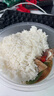 特美居（temeiju）一次性飯盒圓形透明餐盒加厚帶蓋野餐打包盒水果便當(dāng)盒50套1000型 曬單實拍圖
