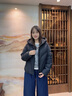 波司登（BOSIDENG）25新款羽絨服女短款90絨連帽時(shí)尚休閑氧氣系列保暖外套B250245242 黑色8056 M 165/88A 體重約125-140斤 曬單實(shí)拍圖