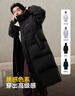 波司登25年冬季羽絨服男女情侶同款超長款加厚連帽明星同款外套 曬單實拍圖