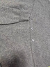 皮爾卡丹（pierre cardin）100羊毛衫女外搭春秋針織V領(lǐng)洋氣女高端毛衣外套短款羊毛絨開衫 灰色 S 曬單實(shí)拍圖