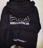 斐樂(lè )（FILA） 羽絨服男裝冬季保暖連帽運動(dòng)休閑長(cháng)袖加厚外套開(kāi)衫男裝上衣 正黑色-BK L 175/96A 曬單實(shí)拍圖