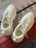 安踏喵喵6丨白色簡(jiǎn)約休閑鞋女2025冬季新款百搭時(shí)尚小白鞋運動(dòng)老爹鞋 象牙白-1 35.5 (女5) 曬單實(shí)拍圖