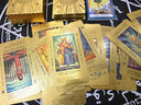 塔羅牌正版韋特經(jīng)典塔牌卡牌tarot防水初學(xué)典藏燙金78張教程說(shuō)明 【普通禮盒】金輝日月+贈品 曬單實(shí)拍圖