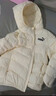 彪馬新款兒童羽絨服連帽 奶白10501 150  曬單實(shí)拍圖