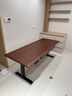 蘇木源 【京倉直發(fā)】 電動(dòng)升降桌電腦電競桌帶抽屜學(xué)習書(shū)桌實(shí)木辦公桌子 胡桃色-插排-雙抽-三節雙電機 【180*70cm】 加厚30mm實(shí)木桌面 曬單實(shí)拍圖