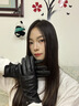 金利來(lái)手套騎行冬季女士保暖皮手套騎車(chē)羊皮手套電動(dòng)車(chē)加絨防風(fēng)滑雪觸屏 【黑色 加絨 頭層羊皮 官方授權 假一罰十】 L 【適合大部分女性的尺碼】 曬單實(shí)拍圖