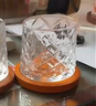 梵卡奇（FANKAQI）水晶玻璃威士忌杯洋酒杯白蘭地烈酒杯果汁杯套裝帶木托 曬單實拍圖