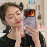 迷炫【進(jìn)口素皮】適用小米17promax手機殼XIAOMI17pro手機保護套女生新款閃耀水晶玫瑰鏡頭全包防摔薄 【閃耀水晶玫瑰紫】立體浮雕+全包防摔+黑色 小米 17 Pro Max 曬單實(shí)拍圖