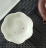 Bylure品牌茶漏素燒冰種羊脂玉茶濾陶瓷一體茶葉過(guò)濾網(wǎng)功夫茶具配件茶隔 荷葉茶漏套組 曬單實(shí)拍圖