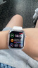 Apple/蘋果 Watch Series 10 智能手表GPS款42毫米玫瑰金色鋁金屬表殼淡桃粉色運(yùn)動(dòng)型表帶M/L MX1V3CH/B 曬單實(shí)拍圖