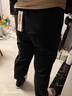 JEEP SPIRIT吉普褲子男秋季休閑褲男修身直筒褲百搭運動(dòng)長(cháng)褲男褲子黑色3XL 曬單實(shí)拍圖