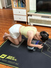 匹克（PEAK）四輪健腹輪自動(dòng)回彈肘撐跪墊帶輔助卷腹肌輪收腹瘦肚健身器材家用 曬單實(shí)拍圖