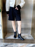 紅蜻蜓女鞋2025新款頭層牛皮媽媽短靴粗跟軟底皮靴女士冬季加絨保暖靴子 黑色（WLC445121H） 【加絨款】 37 （皮鞋碼） 曬單實(shí)拍圖