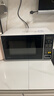 美的（Midea）微波爐家用小型20升轉盤(pán)加熱 智能菜單 一鍵解凍 殺菌電子除味 薄膜按鍵（M1-L213C） 曬單實(shí)拍圖