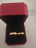 晨代驕999足金包銀碎碎冰黃金戒指男女對(duì)戒指環(huán)結(jié)婚通用活口情侶對(duì)戒禮 金包銀碎碎冰情侶戒指一對(duì)開(kāi)口 曬單實(shí)拍圖