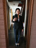 匯美特小西裝女職業(yè)裝女裝套裝工作服面試正裝前臺銷售員工裝西服外套 黑色西裝+褲子 XL(建議110-120斤) 曬單實拍圖