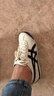 Onitsuka Tiger鬼塚虎MEXICO 66?春夏男女款燙金復古休閑鞋小白鞋 乳白色 37.5 曬單實(shí)拍圖