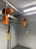 滬工環(huán)鏈電動(dòng)葫蘆鏈條單雙鏈起重機吊具1噸2噸3噸固定/運行式吊機 固定式  單鏈1噸 6m定制 曬單實(shí)拍圖