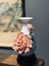 不東新中式手捏花陶瓷花瓶插花水養(yǎng)高級感輕奢辦公桌裝飾擺件高檔禮盒 曬單實(shí)拍圖