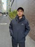 波司登25新【疊變】沖鋒衣鵝絨羽絨服男三合一防風(fēng)防水短外套B250331323 黑藏青|5295 M 175/96A 體重約130-140斤 曬單實拍圖