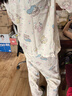 浪莎女士睡衣女春季新款薄可外穿卡通云朵棉長袖長褲森系家居服套裝 曬單實拍圖