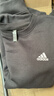 adidas情侶款寬松抓絨圓領(lǐng)長(cháng)袖衛衣套頭衫男女秋季阿迪達斯輕運動(dòng) 黑色/白   XL 曬單實(shí)拍圖