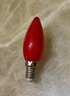 振牛LED蠟燭燈泡臥室紅色神臺燈泡大小螺口佛臺節能球泡家用必備光源 E14-紅尖泡 2W【神臺佛臺照明】 曬單實(shí)拍圖