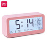 得力（deli）電子鬧鐘學(xué)生用2025新款智能時(shí)鐘兒童男女孩多功能起床好物計時(shí)器 電子表 鬧鐘學(xué)生推薦 開(kāi)學(xué)季 【店長(cháng)推薦】大號簡(jiǎn)潔白-起床神器 曬單實(shí)拍圖