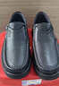 老人頭2025年新款厚底高檔皮鞋軟底軟面匠心手工耐磨防滑爸爸一腳蹬皮鞋 黑色 （頭層牛皮） 42 曬單實(shí)拍圖